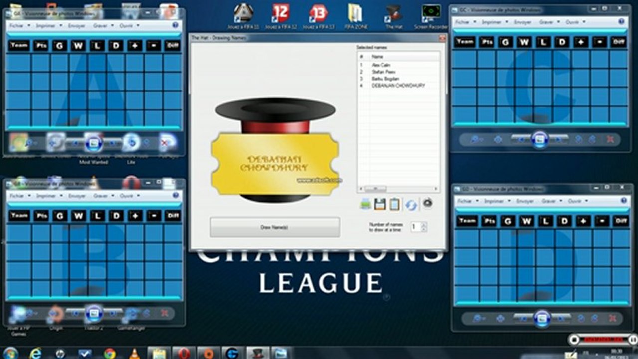 FIFA ZONE UEFA CL-1vs1 Groups Draw