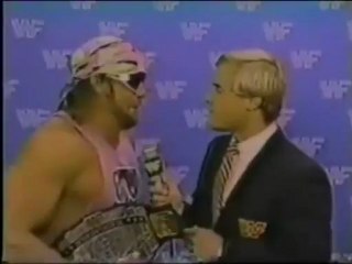 A Randy Savage promo