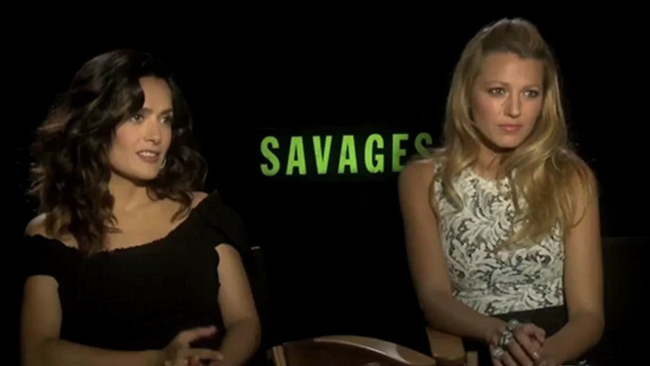 Blake Lively and Salma Hayek Interview -- Savages