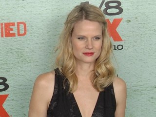 Joelle Carter JUSTIFIED Season 4 Premiere Red Carpet Arrivals January 2013