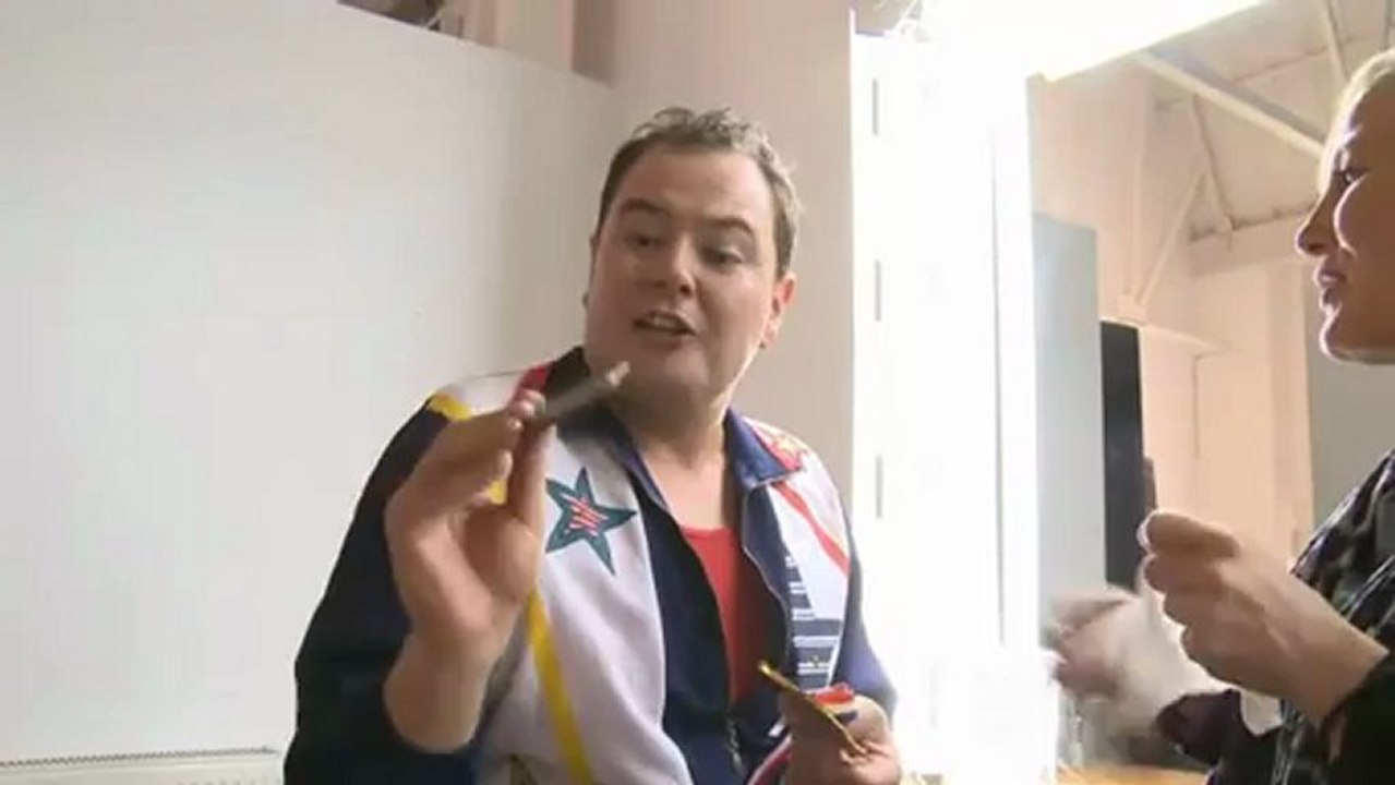 Alan Carr Olympics Shoot