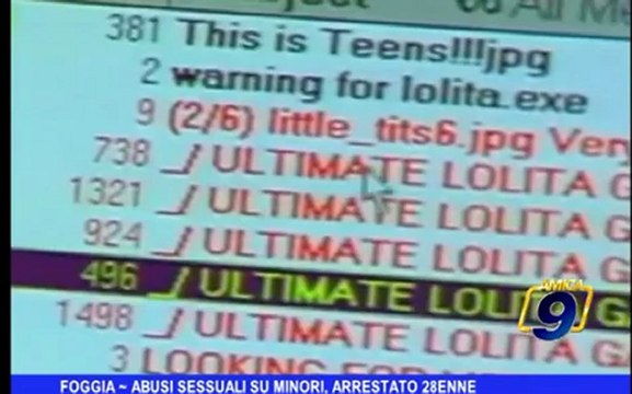 Foggia | Abusi sessuali su minori, arrestato 28enne