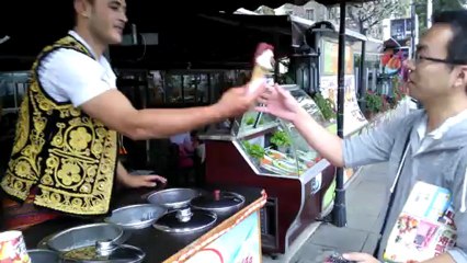 vendedor de helados  en estambul