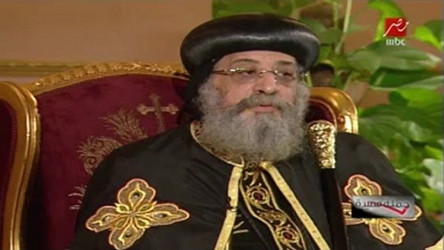 Interview sur MBC du Pape Tawadros II : Le Président Morsi à la Messe de Noël