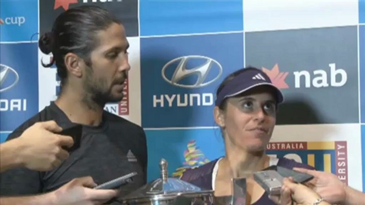 Medina Garrigues i Verdasco cieszą się z wygranej