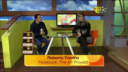 Roberto Treviño Pintor en  ( Más Contenido,Más Valores,Más Cultura)