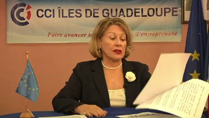 Voeux Colette KOURY - CCI des Iles de Guadeloupe