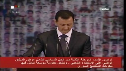 Syrie: Assad propose une "solution politique"