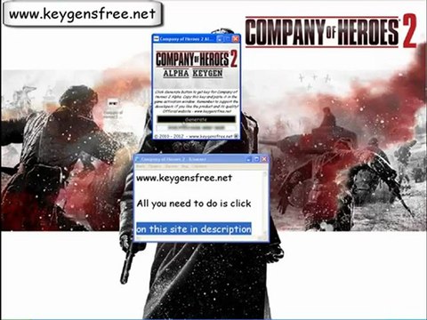 Company of Heroes 2 alpha Keygen Crack + Torrent \ FREE Download , Télécharger gratuitement