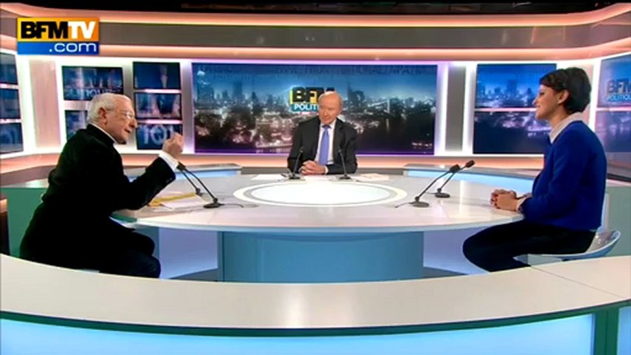 BFM Politique : Najat Vallaud-Belkacem face à Alain de la Morandais