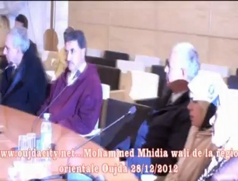 كلمة محمد مهيدية والي الجهة الشرقية عامل عمالة وجدة انكاد خلال حفل تكريم مجموعة من الموظفين المحالين على التقاعد بعمالة وجدة انكاد