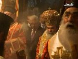 Greek Orthodox parishioners attend mass