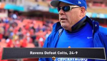Ravens Stop Colts in AFC Wild Card Game
