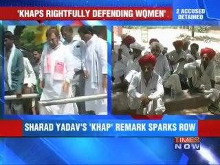 Row over JD(U) Chief's 'Khap' remark