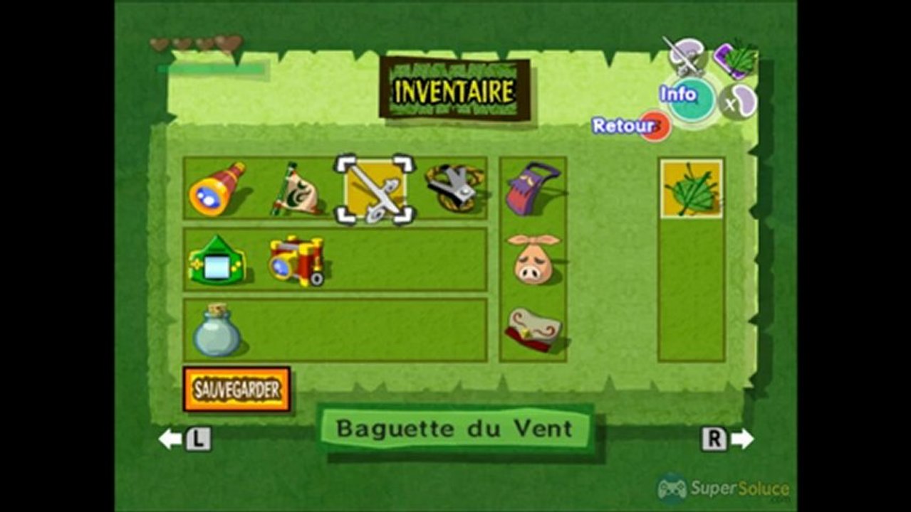 Soluce Zelda Wind Waker : L’île aux Forêts - Départ vers les Bois Défendus