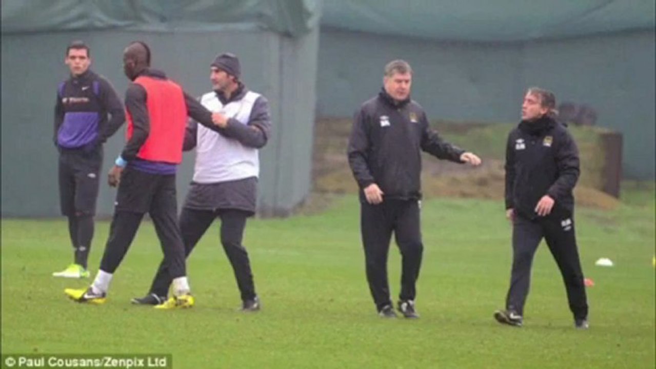 Bagarre entre Balotelli et son coach Mancini