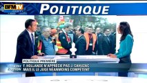 Politique Première : Hollande n'apprécie pas Cahuzac mais le juge compétent