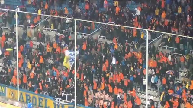 ΑΠΟΕΛ-Αλκή-οπαδοί ΑΠΟΕΛ μετά το 0-1