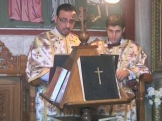 Gazan worshippers celebrate Orthodox Christmas