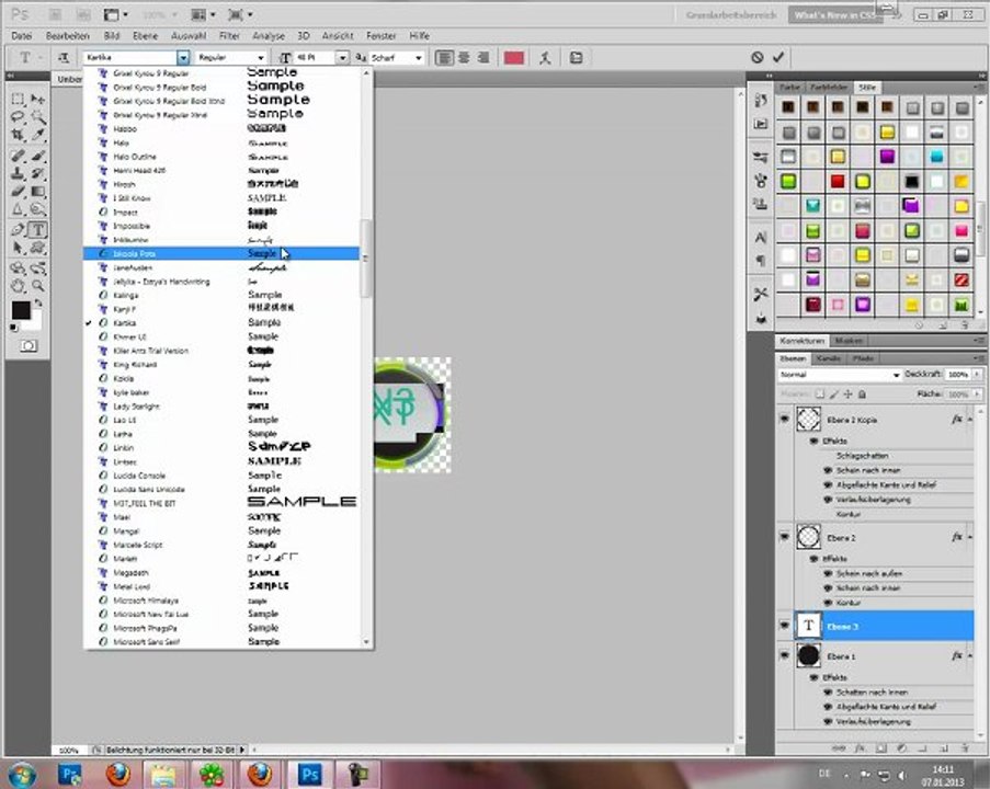 Runden Tech Ava erstellen CS5 Tutorial