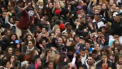 2013-01-05 flash mob "Gangnam Style" Place du Capitole à Toulouse
