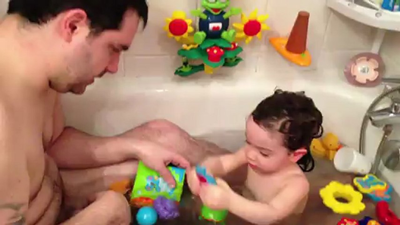 Dans le bain