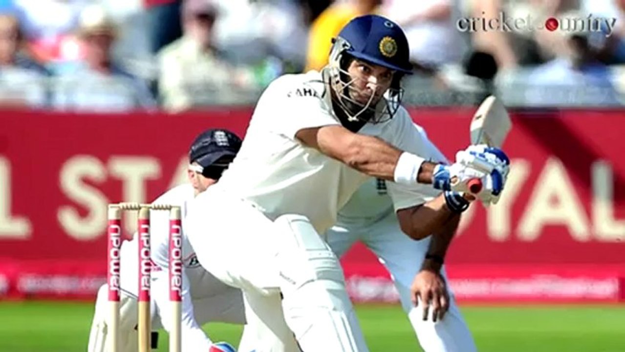 Yuvraj Singh needs to score big to cement his spot in the Test side.mp4
