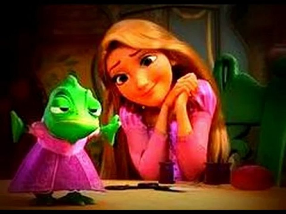 Fairy Tale - Princess Rapunzel and Pascal.mp4