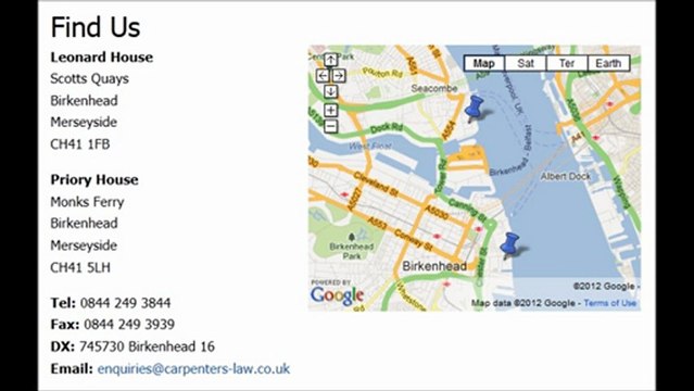 Carpenters Solicitors - Site guide