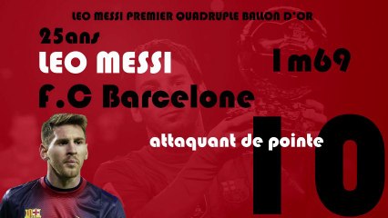 Ballon d'Or 2013 - Messi 1er quadruple vainqueur