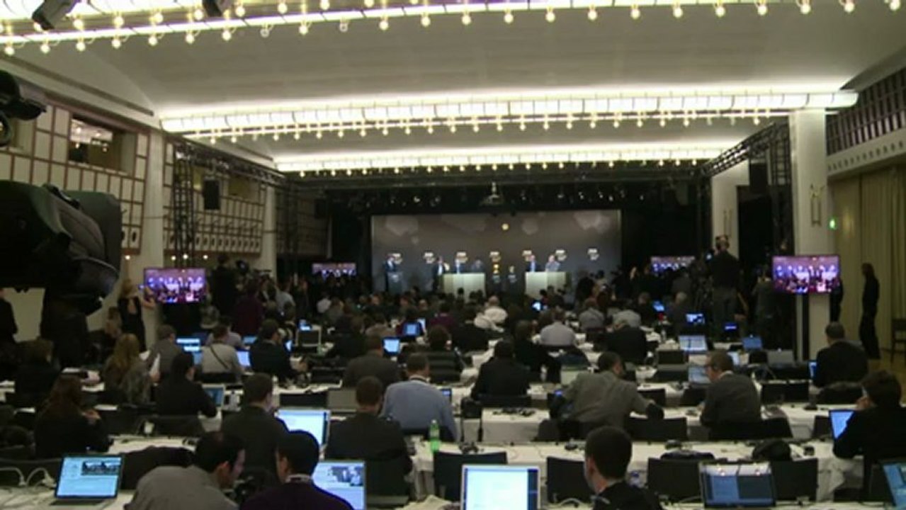 Football: Messi, Ronaldo et Iniesta finalistes du Ballon d'Or