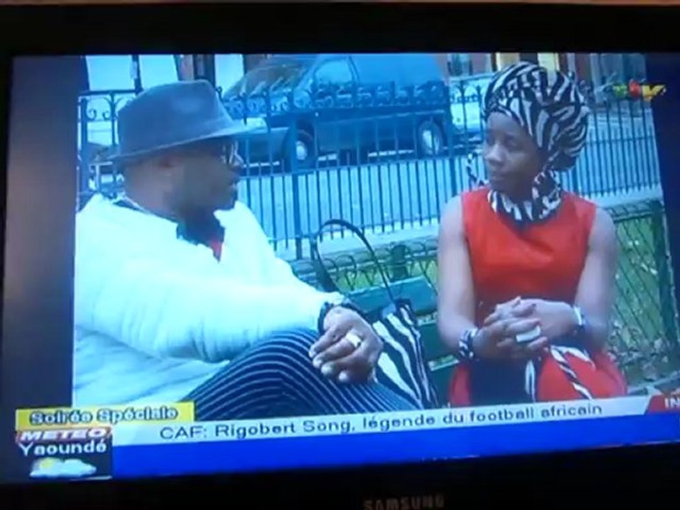 Extrait du magazine " Soirée spéciale " sur la CRTV avec l'artiste Kilama avec Aline Zomo-Bem