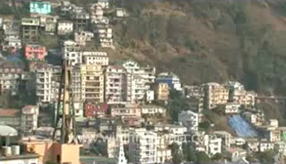 Mizoram-Aizawal city in morning-1.flv