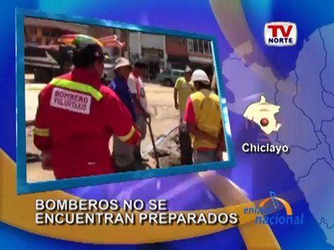 Chiclayo Bomberos sin capacidad para atender emergencias