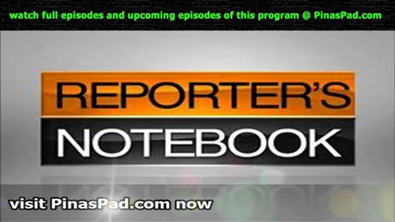 REPORTERS'S NOTEBOOK january 8 2013 replay