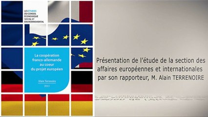 La coopération franco-allemande au coeur du projet européen - cese