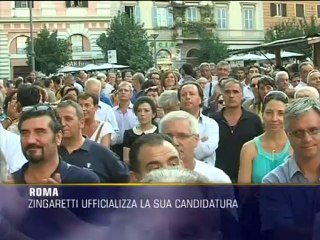 Zingaretti presenta la sua candidatura a Sindaco