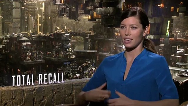 Jessica Biel Interview Total Recall