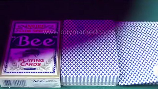 POKER-PLAYING-CARDS Bee-Blue) Marked-cards