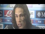 Napoli - Intervista a Cavani dopo partita con la Roma (06.01.13)