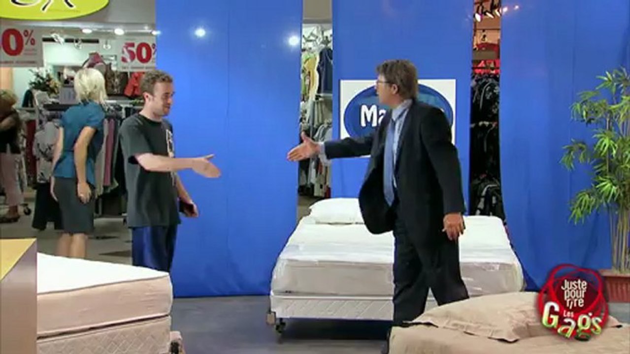 Drôle de vendeur de matelas vibrant ***