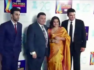 Vidya and Siddharth at Zee Cine Awards 2013