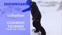 Initiation snowboard: Comment faire un virage.