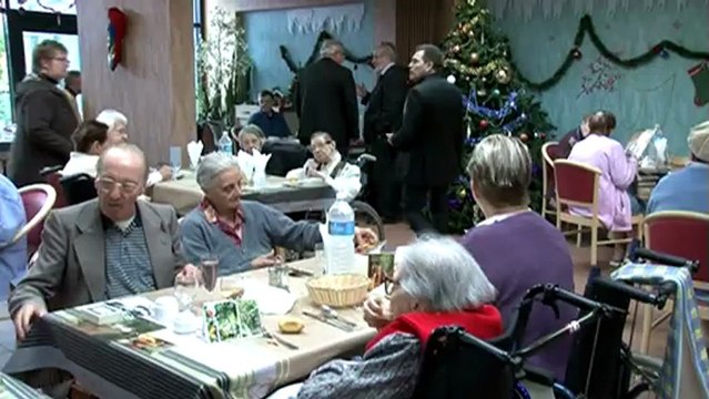 Visite des élus Catésiens à la résidence Automne pour la nouvelle année