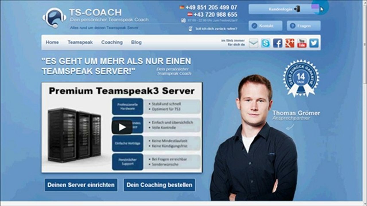 Suchst du einen vernünftigen Teamspeak3 Server?