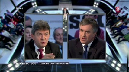 Zapping vidéo: sur France 2, l'"arrogant" Cahuzac sermonne le "clown" Mélenchon