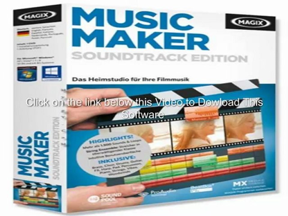 MAGIX Music Maker Soundtrack Edition v19.0.3.46 Incl. Keygen Farewell Release - DI