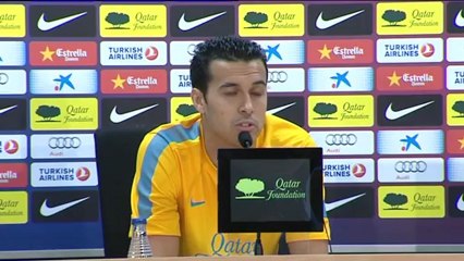 Pedro: es una suerte jugar al lado de Messi