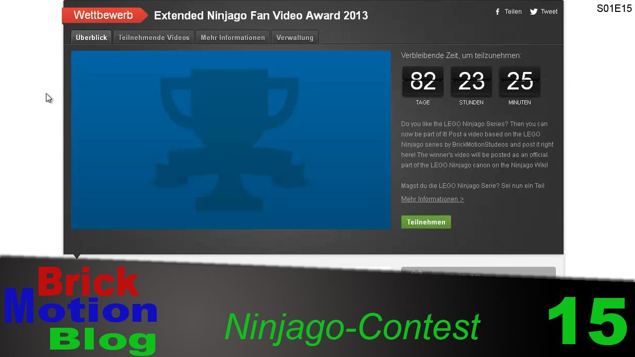 Brickmotion blog 15: ninjago-contest