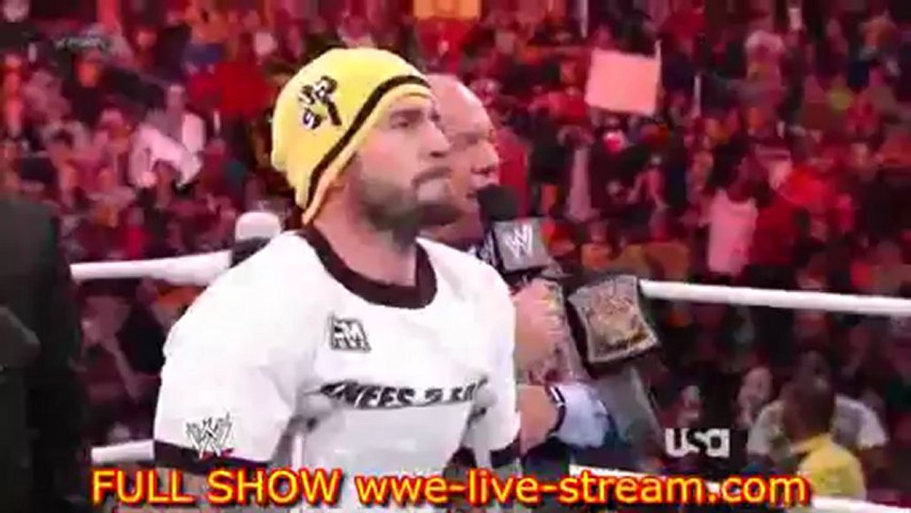 HD WWE RAW 01/07/13 part 12